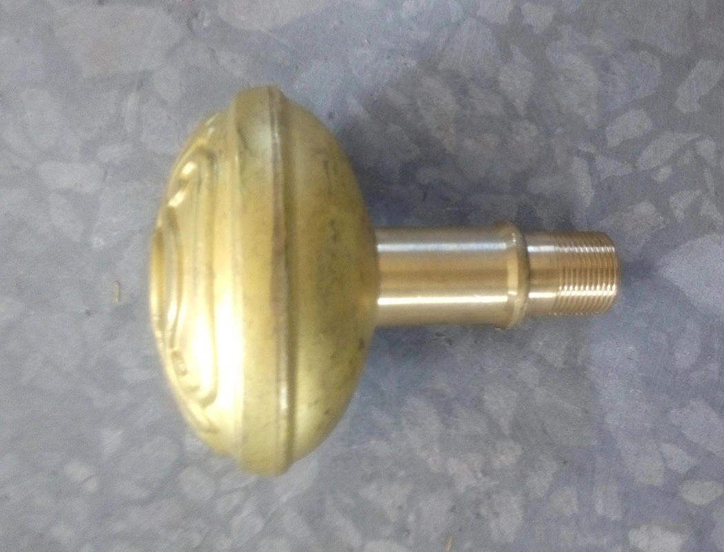 Solid Classic Brass Door Lock Knob Made by Forging