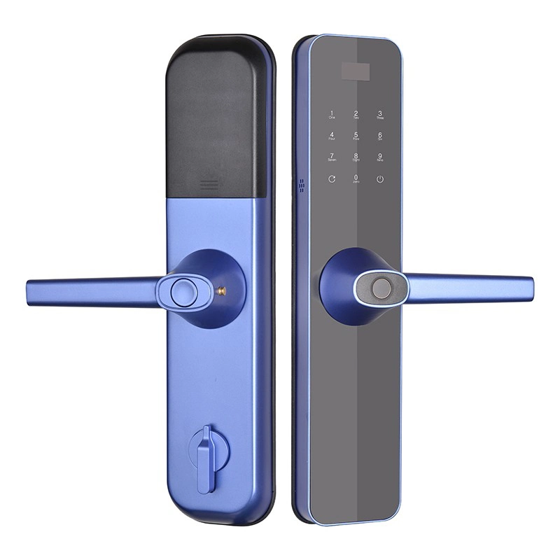 Electronic Hotel Combination Fingerprint Magnetic Smart Door Lock Hardware Handle