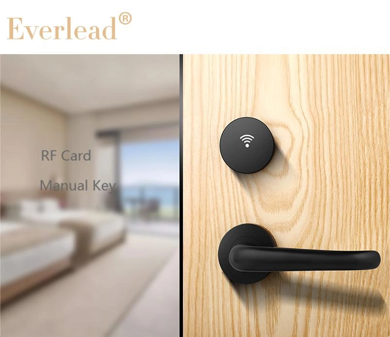 Digital Hotel Lock American Standard Outdoor Mortise Management Keyless RFID Hotel Card Swiping Smart Door Lock for 5 Star Hotels