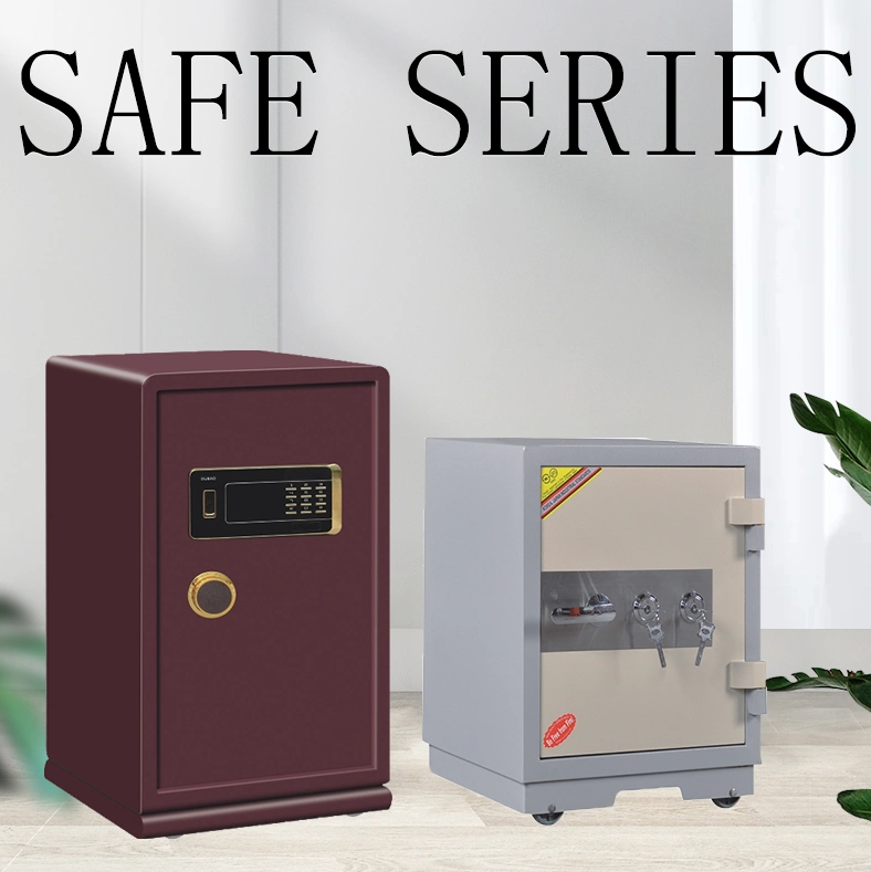 Home Smart Small Metal Safe Deposit Box Safety Password Fingerprint Lock Safe