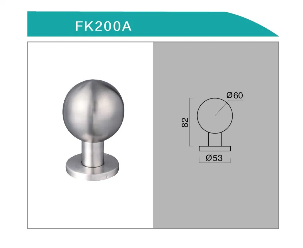 Factory Wholesale Hardware Furniture Stainless Steel Handle Round Door and Cabinet Knob