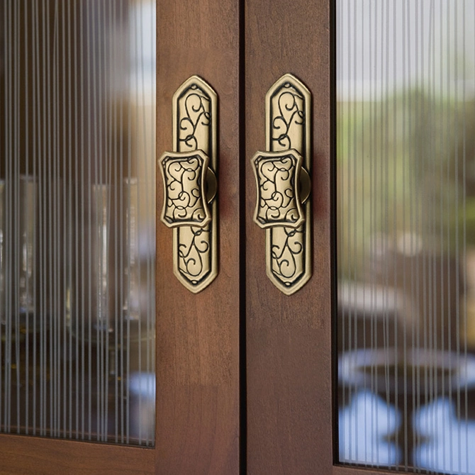 Koppalive Chinese Style Vintage Cabinet Door Handles Brass Kitchen Drawer Door Knob