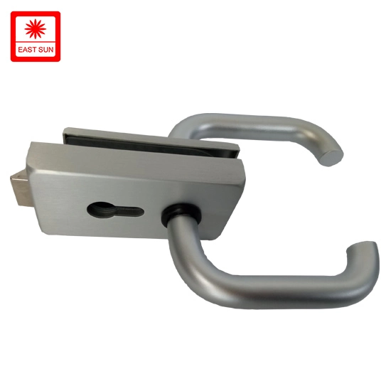 Zinc Alloy Commercial Glass Hardware Combination Safe Handle Door Lock (GLHL-111AL)