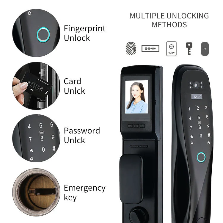 Smart Bluetooth Lock with Advanced Security Technology, Stainless Steel
