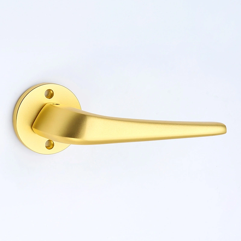 One Side Door Handles for Interior Doors Outside Door Handle Black Golden Silver Door Pulls Without Lock