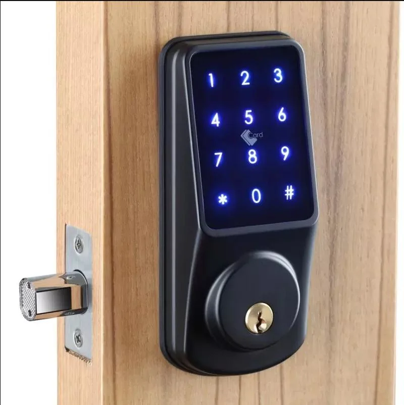 Waterproof Digital Touchpad Password Card Keyless Entry Home Deadbolt Door Locks