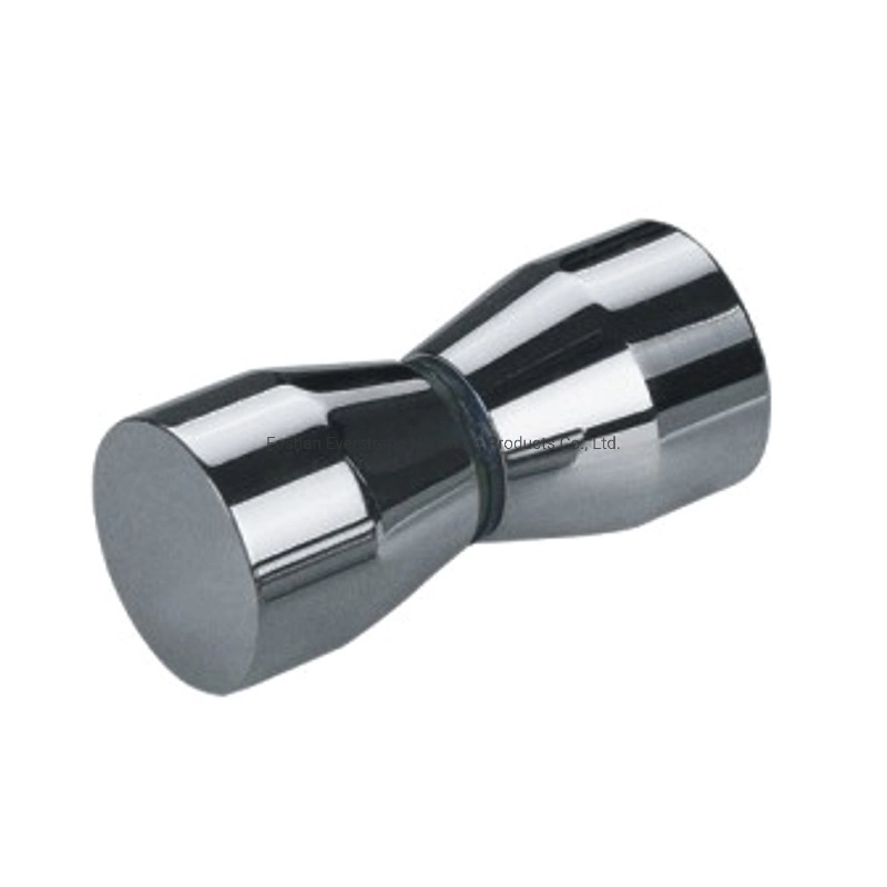 Stainless Steel or Aluminum Round Solid Frameless Shower Door Knob