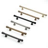 European Style Cabinet Wardrobe Golden Zinc Alloy Wardrobe Furniture Cabinet Door Handle Knobs