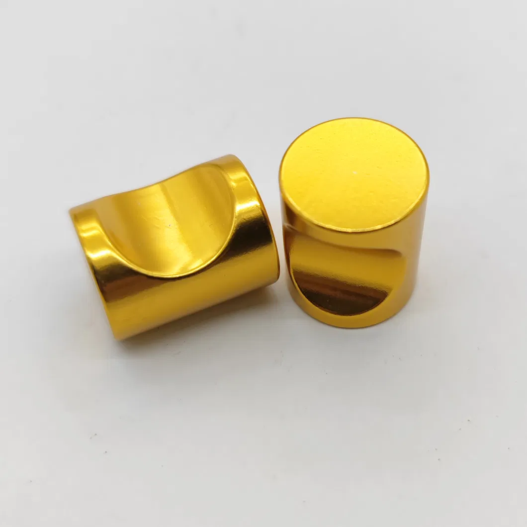 Furniture Aluminum Alloy Brass Golden Kitchen Cabinet Handle Pull Wardrobe Door Knob