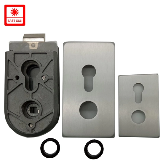 Zinc Alloy Commercial Glass Hardware Combination Safe Handle Door Lock (GLHL-111AL)
