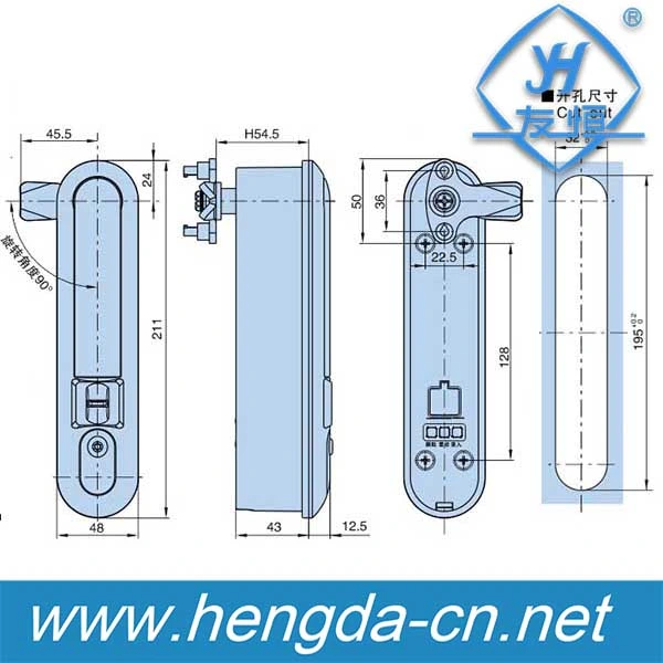 Yh9301 Fingerprint Lock, Fingerprint Door Lock, Biometric Fingerprint Door Lock