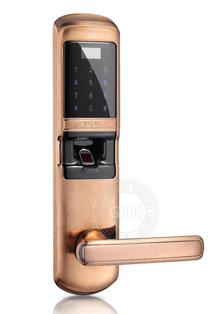 RFID Hotel Biometric Fingerprint Digital Door Lock with Keypad