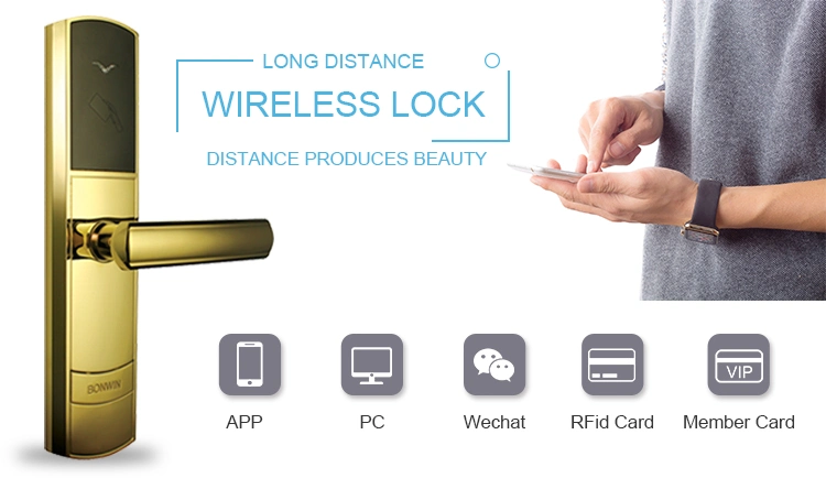 CE&FCC Approved Hotel Interior Doors Smart Lock