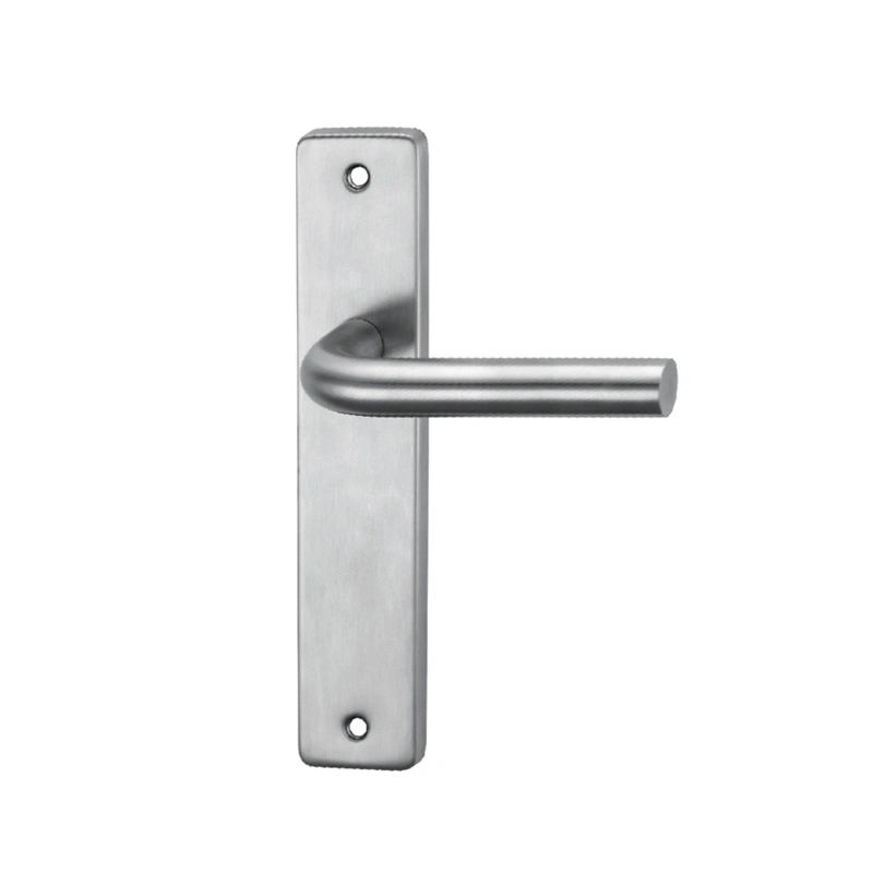 in Stock Supply Solid Stainless Steel Lever Door Handle with Plate