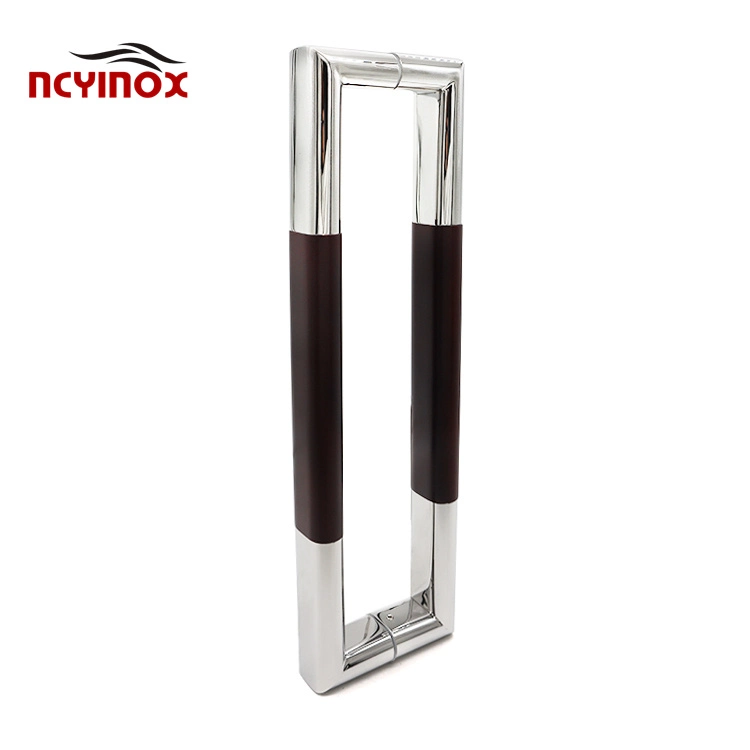 Combination Stainless Steel Wood Door Handle for Modern Design