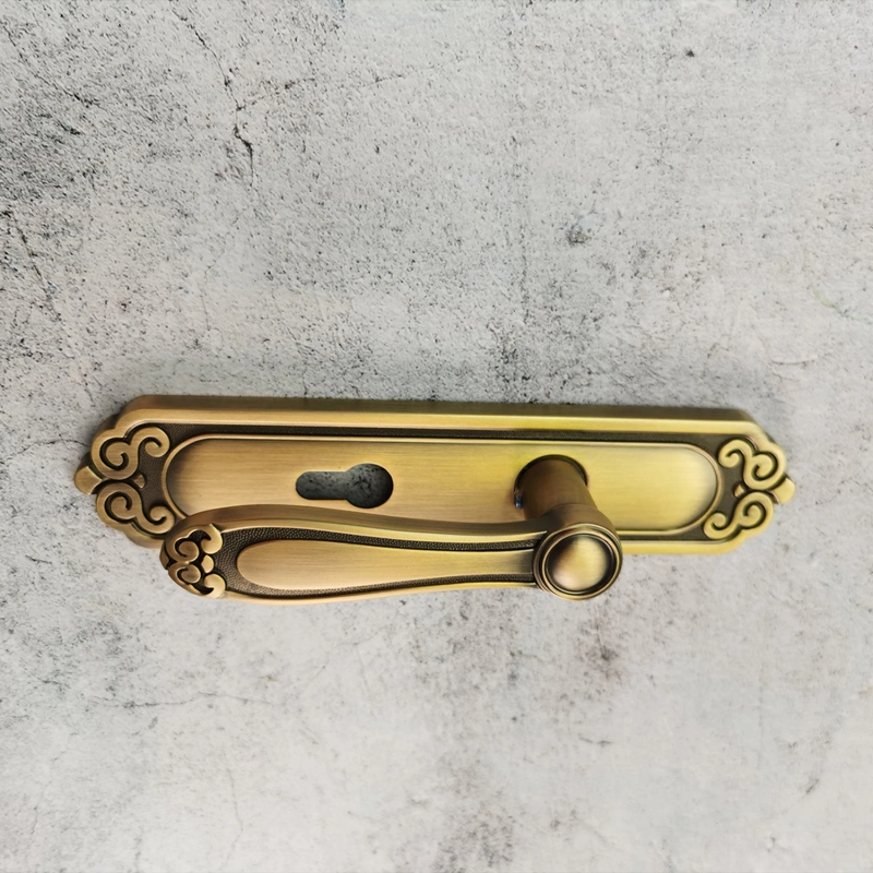 B925-152 Vaisite Brand European Antique Style Zamak Lever Handle on Rosette for Room Door