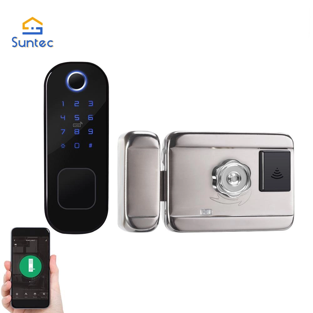 Remote Control Electronic Fingerprint Password Smart House Office Door Lock