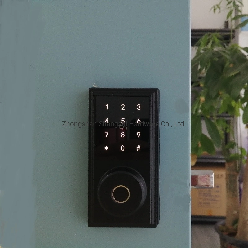 Smart Lock for Front Door with Touch Screen Keypad and Fingerprint for Keyless Entry (or Keyed Entry) , Electronic Smart Door Lock Deadbolt