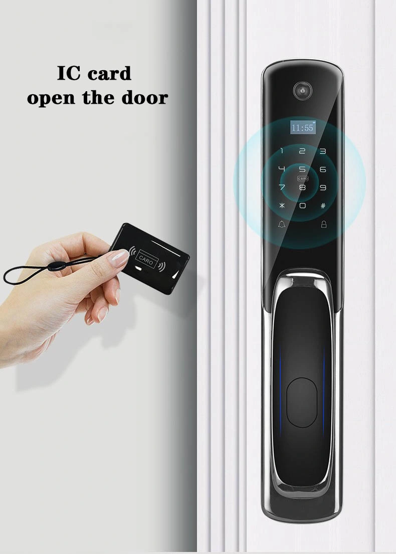 Fingerprint Lock Password Card WiFi APP Smart Electronic Door Lock