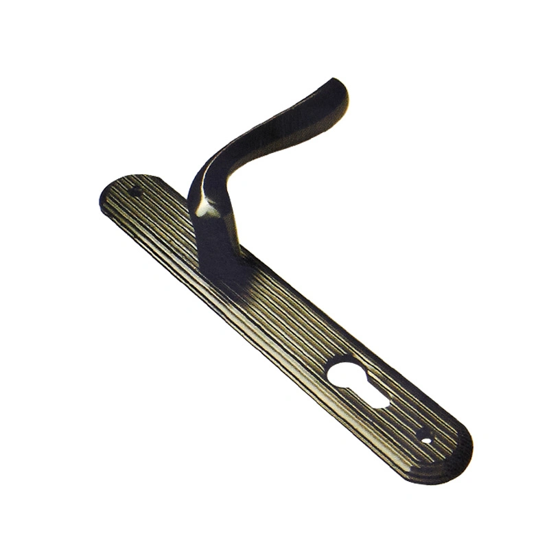 in Stock Supply Zinc Alloy Door Lever Lock Handle with Plate