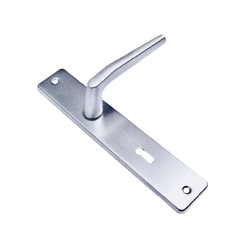 in Stock Supply Zinc Alloy Door Lever Lock Handle with Plate