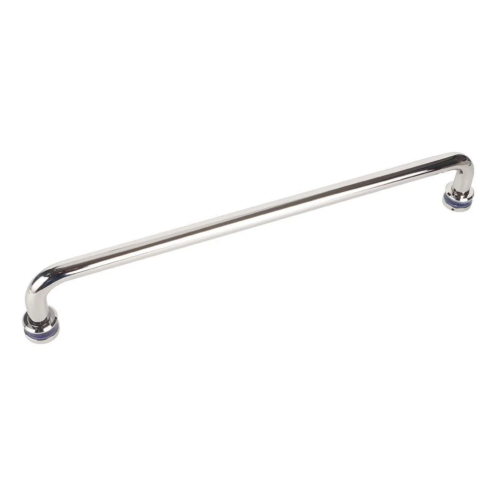 Single Side Door Pull Handle Stainless Steel Rectangular Tube Bar Glass Door Straight Shower Handle