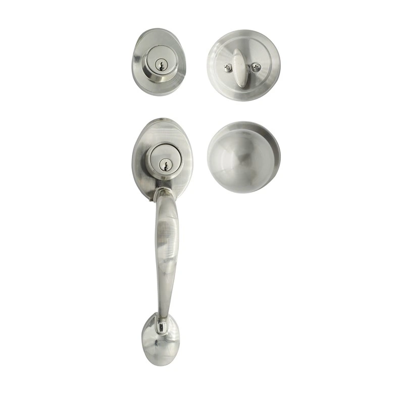 New Design Residential Big Handle Pull Grip Split Door Lock Set