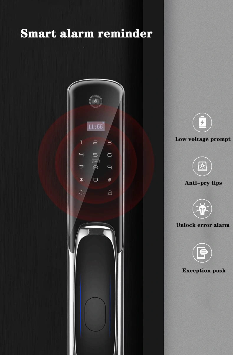 Fingerprint Lock Password Card WiFi APP Smart Electronic Door Lock