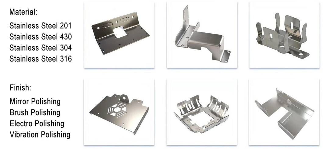 Custom Service CNC Sheet Metal Aluminium Stainless Steel Fabrication Parts