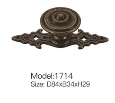 Vintage Archaistic Wardrobe EU Style Cabinet Handles Door Pull Handles and Knobs with Plate Antique Drawer Wardrobe Furniture Handle