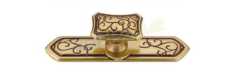 Koppalive Chinese Style Vintage Cabinet Door Handles Brass Kitchen Drawer Door Knob