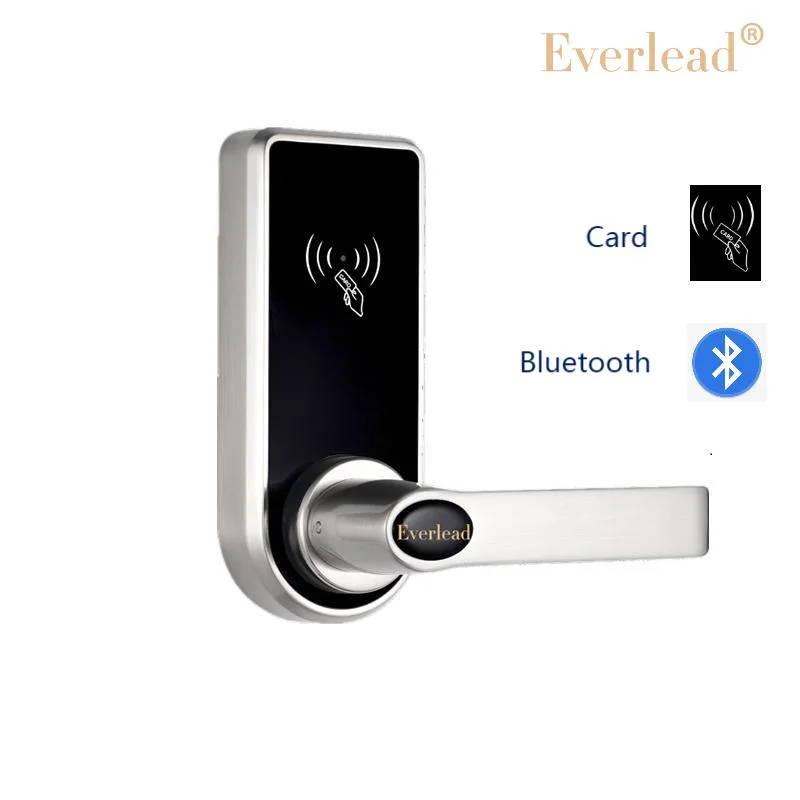 Electronic OEM Best Selling Bluetooth RFID Card Unlock Iron Wooden Door Remote Intelligent Smart Lock for Hotel Safety