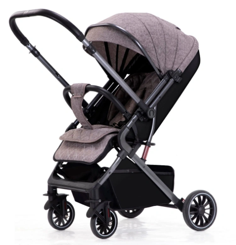 Portable Travel Luxury Iron Pram Germany 4 Baby Stroller Accessories Retractable Handle