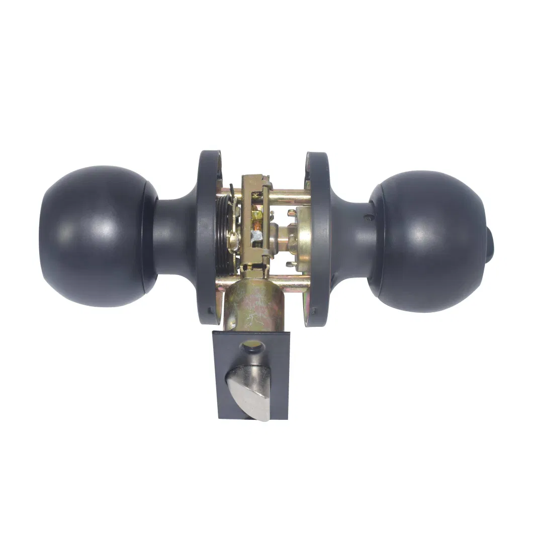 Black Orb Tubular Structure Privacy Bathroom Door Lock