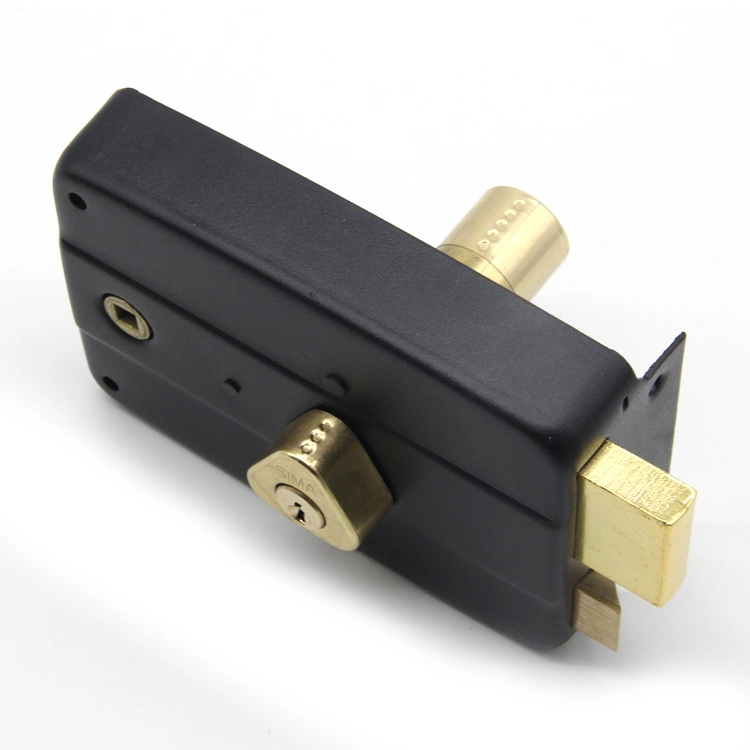 China Manufacturer Night Latch Waterproof Brass Lock Door Cylinder Rim Door Lock