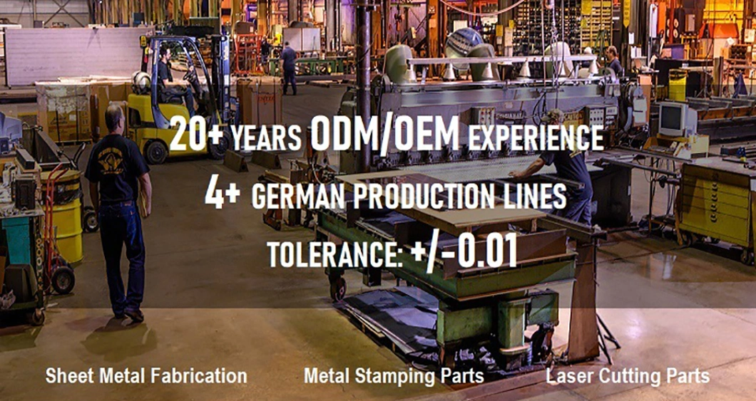 Custom Service CNC Sheet Metal Aluminium Stainless Steel Fabrication Parts