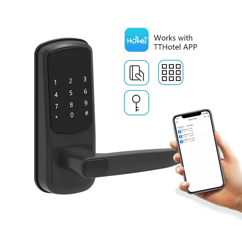 Thotel Online Cloud Bluetooth pomo cerradura de puerta para puerta de madera