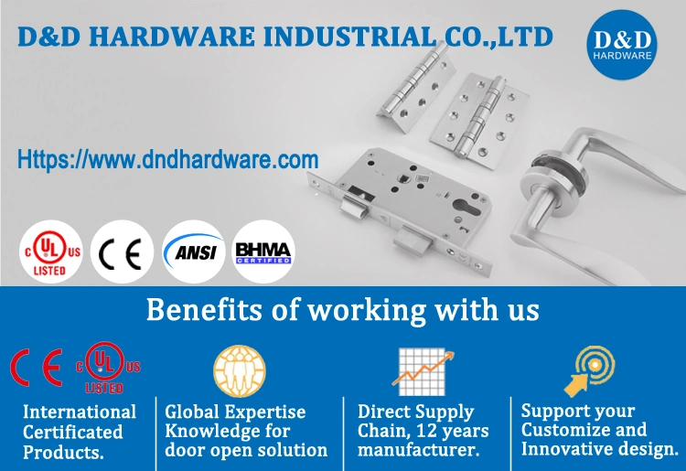 Wooden Door Lock Types with CE Certification SS304 Door Fitting