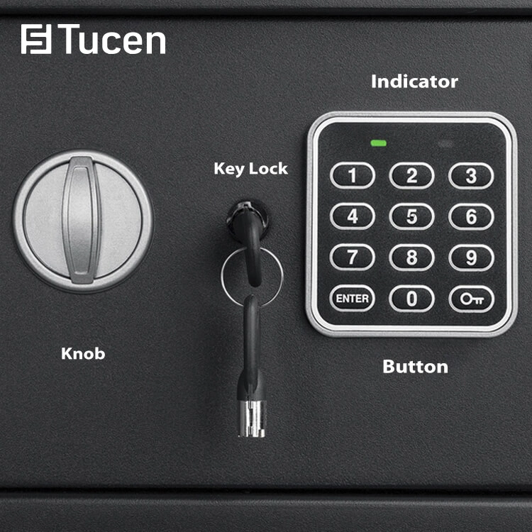 Cute Cheap Digital Smart Security Safe Box Lock and Keys Safe with Key Lock Wholesale From China