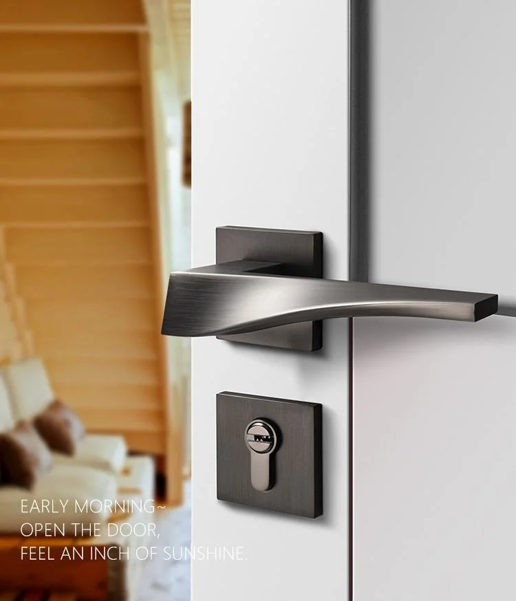 Black Matte Nickel Modern Design Lever Handle