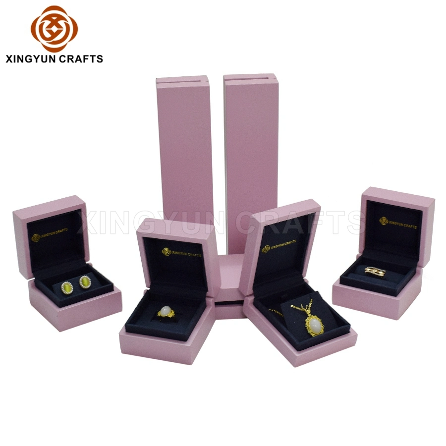 Custom High Quality Double Door Style Box Wooden Jewelry Packaging Gift Box with Golden Lock