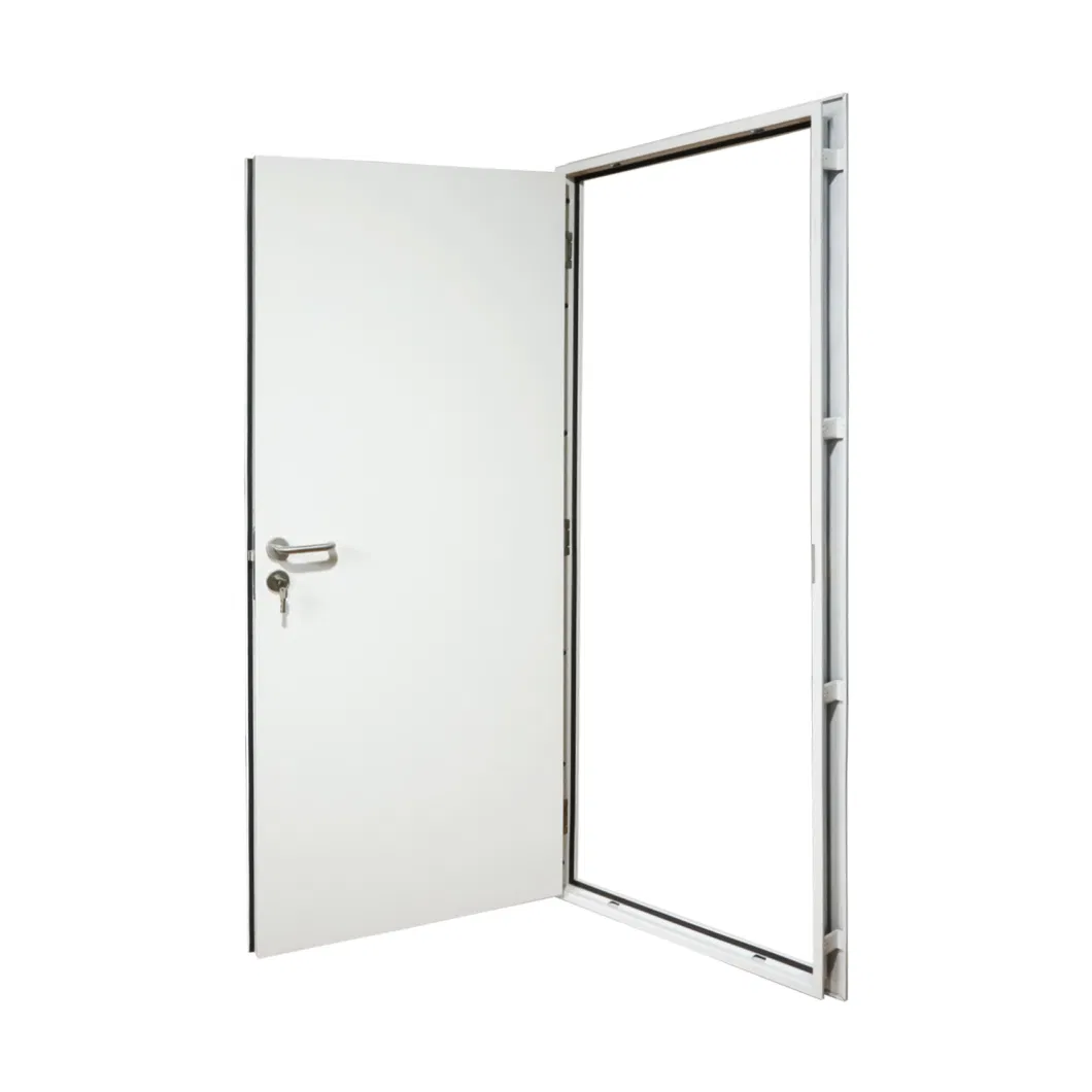 High Quality Cheap Prehung Modern Design Entry T Interior Steel Door Tubular Lock