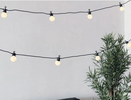 Weatherproof Connectable Hanging G50 Outdoor LED Bulbs String Lights