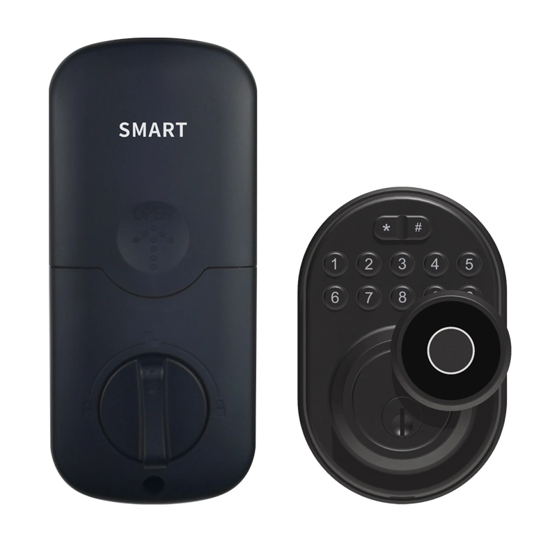 Tuya APP Fingerprint Entrance Lock for 35-45mm Door Thickness