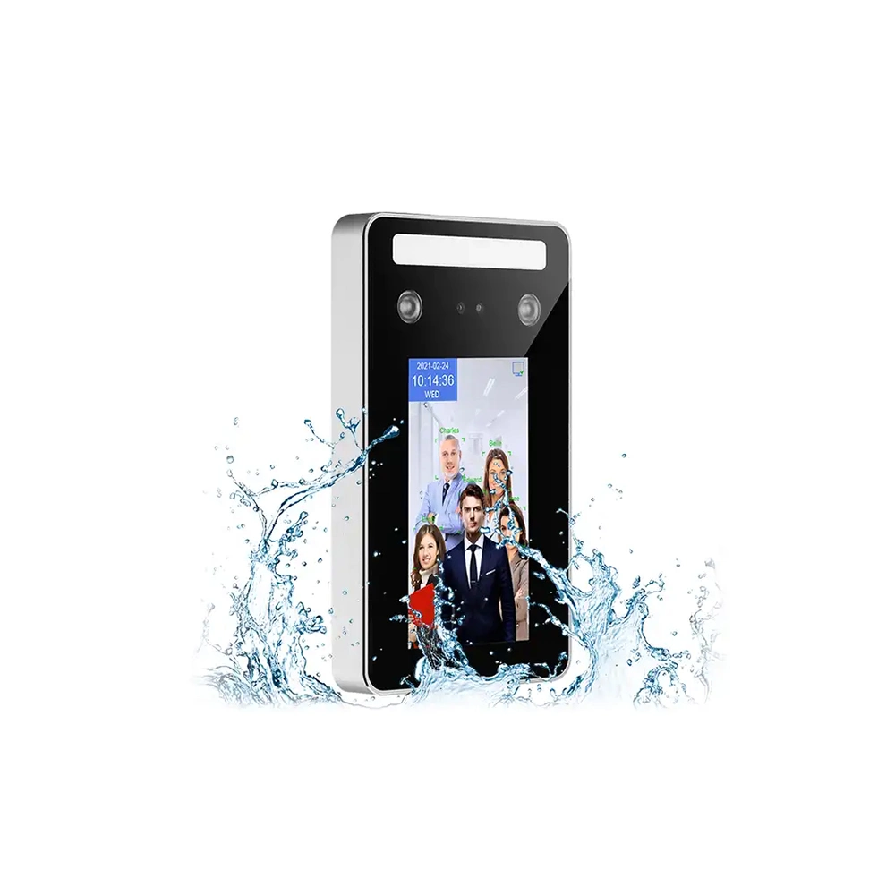 Waterproof IP65 Ai Face Recognition Access Control Device with Time Attendance Function