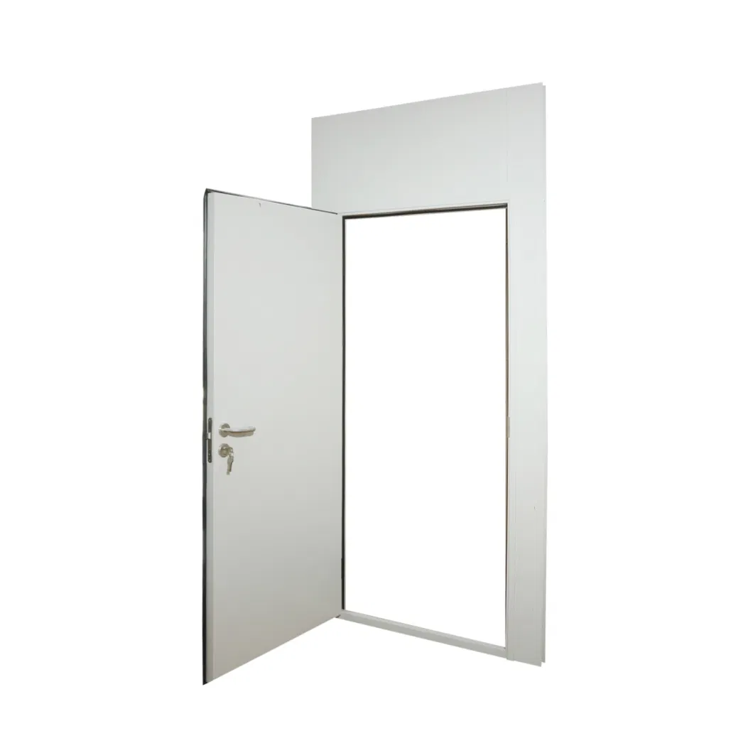 High Quality Cheap Prehung Modern Design Entry T Interior Steel Door Tubular Lock