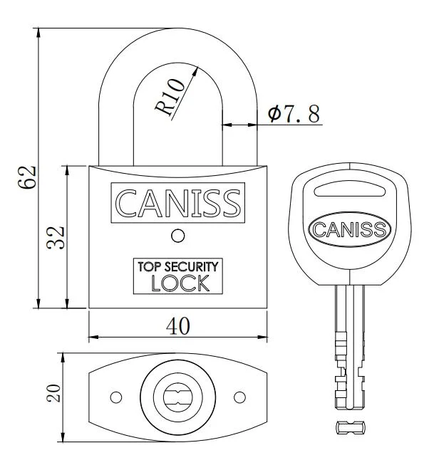 Security Euro Cylinder Front Door Key Pad Lock