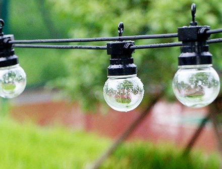 Weatherproof Connectable Hanging G50 Outdoor LED Bulbs String Lights