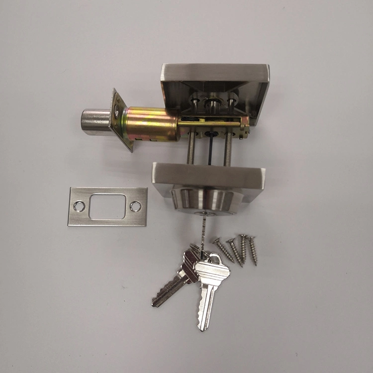 Square Sn Wholesale Zinc Alloy Deadlock Deadbolt Lock Lock Door