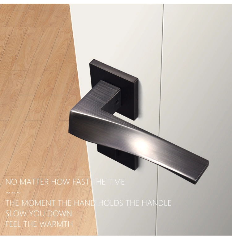 Black Matte Nickel Modern Design Lever Handle